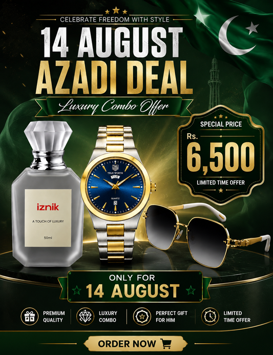 Title: 14 August Azadi Deal 🇵🇰 | Luxury Combo Only Rs. 6,500